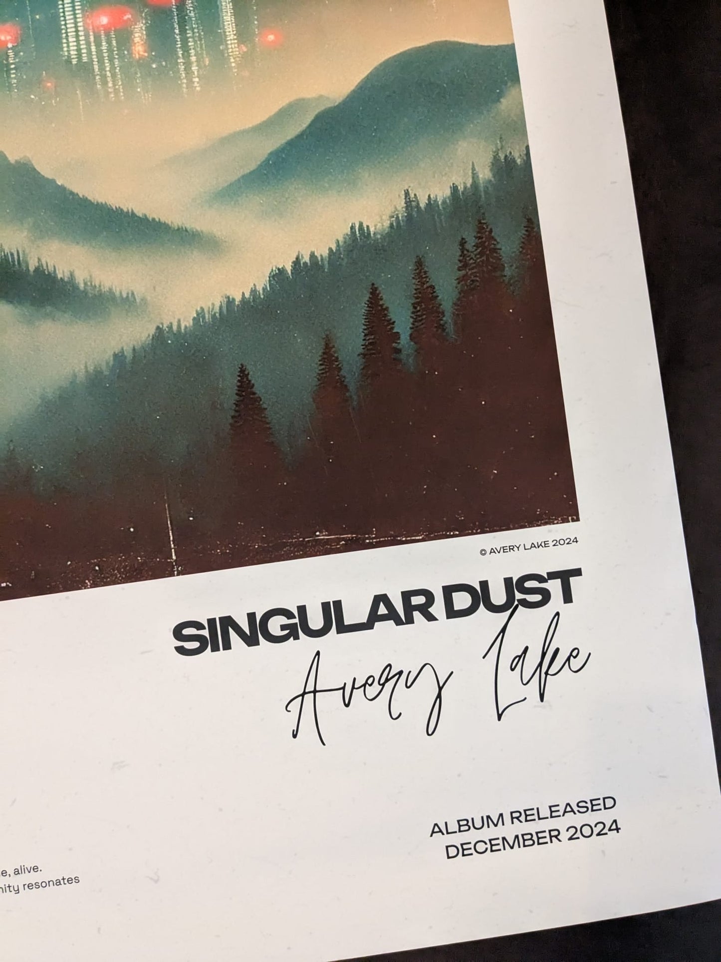 Singular Dust (Album) Official Poster