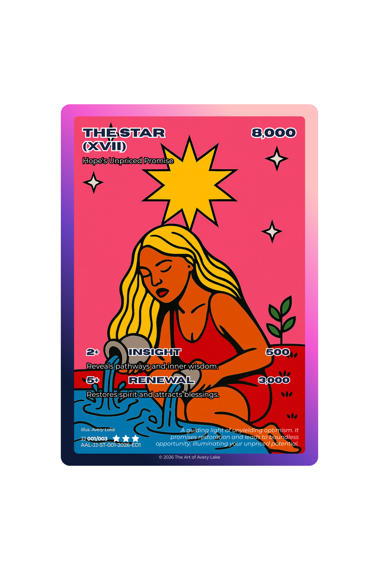 The Star (XVII) — Hope's Unpriced Promise | Gem Mint Abundance
