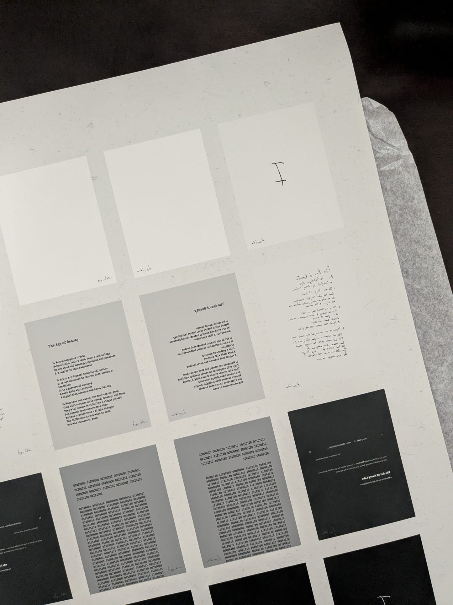 Mirror Making of a Manifesto (Ltd. Ed. of 25)