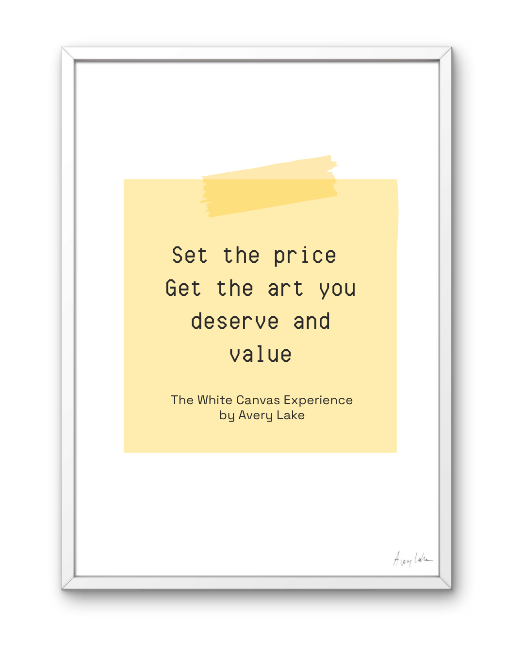 The White Canvas Experience (Ltd. Ed. of 3)